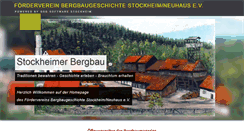 Desktop Screenshot of fv-bergbau.de