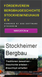 Mobile Screenshot of fv-bergbau.de
